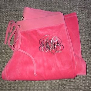 Juicy Couture Wide Leg Velour pants
